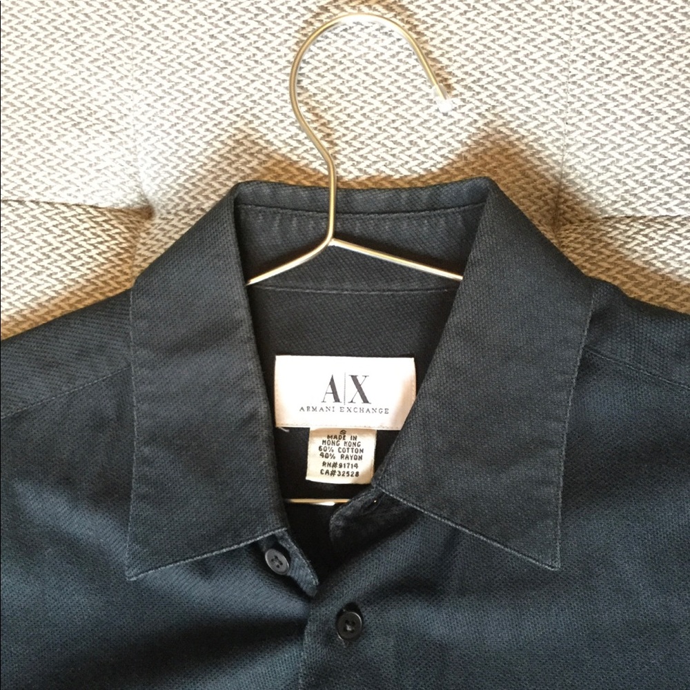Armani Exchange Basic Black Shirt - image 2